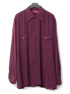 S/S 03 Garment Dyed Overshirt Merlot