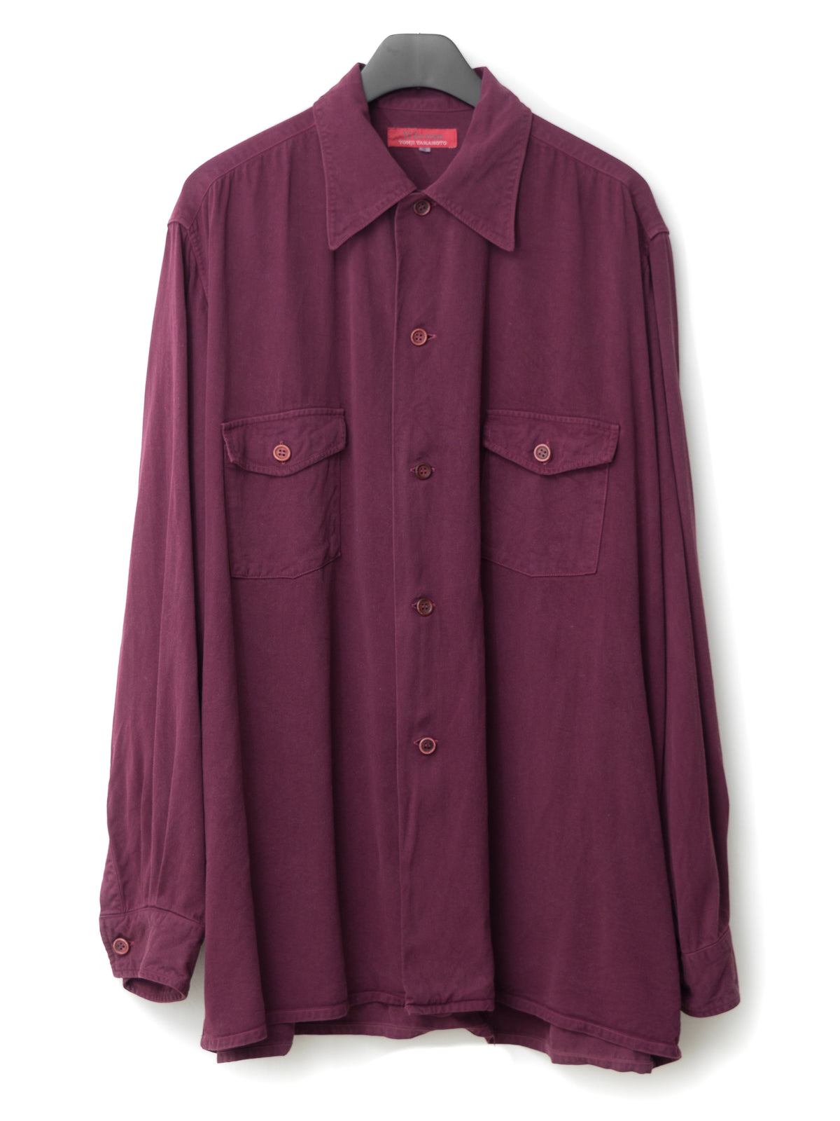S/S 03 Garment Dyed Overshirt Merlot