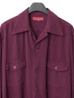 S/S 03 Garment Dyed Overshirt Merlot