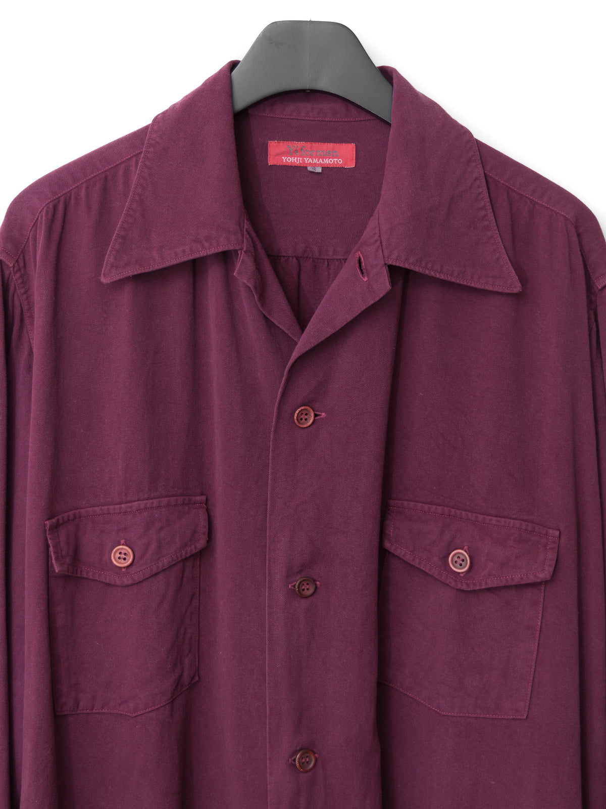 S/S 03 Garment Dyed Overshirt Merlot