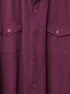 S/S 03 Garment Dyed Overshirt Merlot