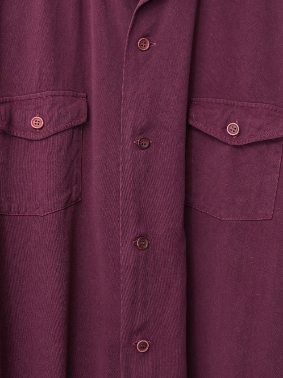 S/S 03 Garment Dyed Overshirt Merlot