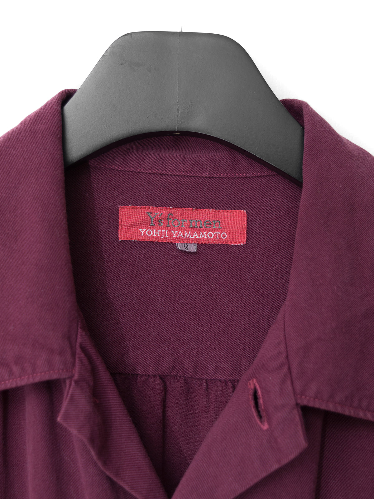 S/S 03 Garment Dyed Overshirt Merlot