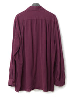 S/S 03 Garment Dyed Overshirt Merlot