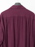 S/S 03 Garment Dyed Overshirt Merlot