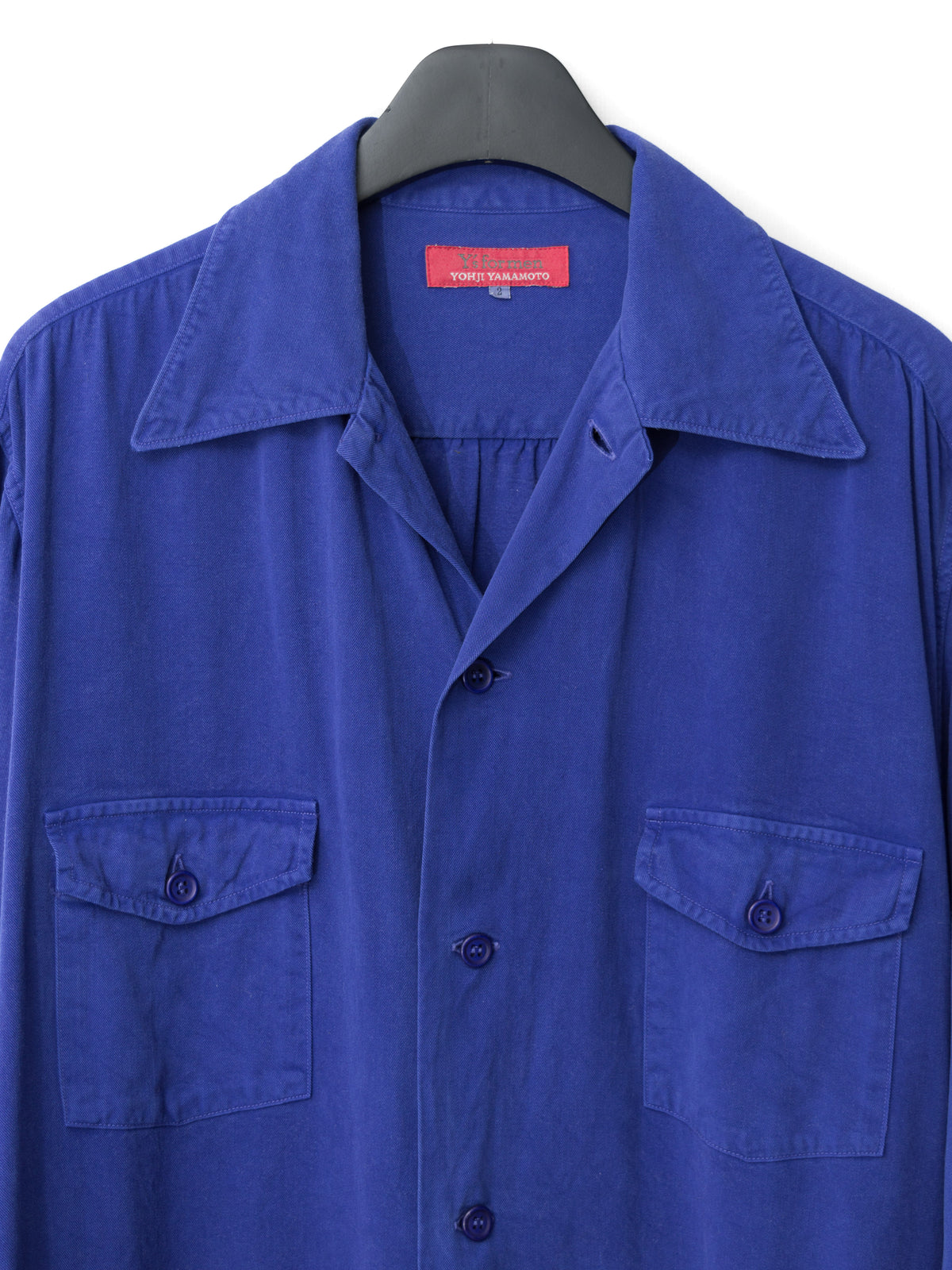 S/S 03 Garment Dyed Overshirt Cobalt