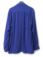 S/S 03 Garment Dyed Overshirt Cobalt