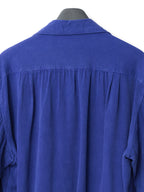 S/S 03 Garment Dyed Overshirt Cobalt