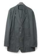 Garment Dyed Tailored Jacket Army Grey