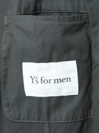 Garment Dyed Tailored Jacket Army Grey