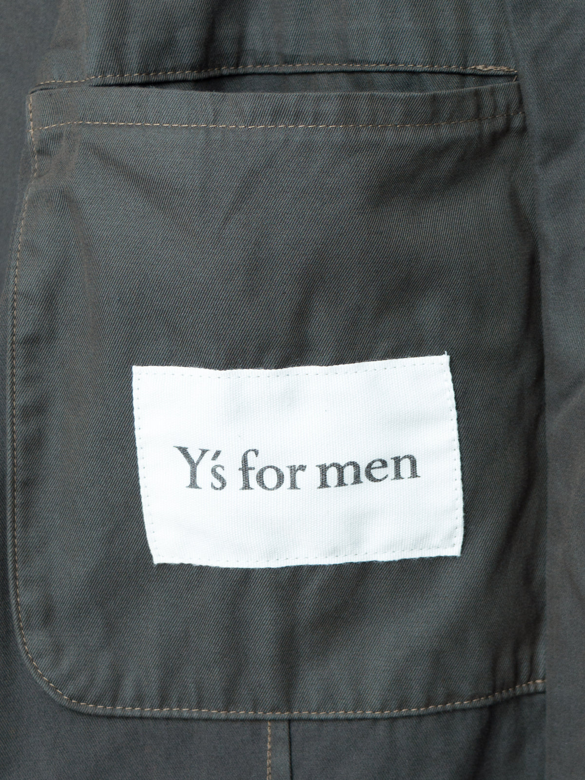 Garment Dyed Tailored Jacket Army Grey