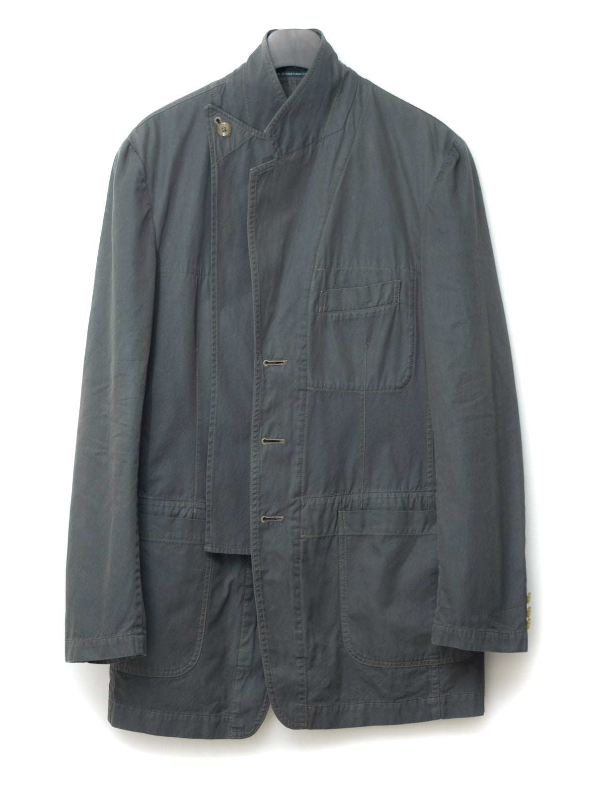 Garment Dyed Tailored Jacket Army Grey