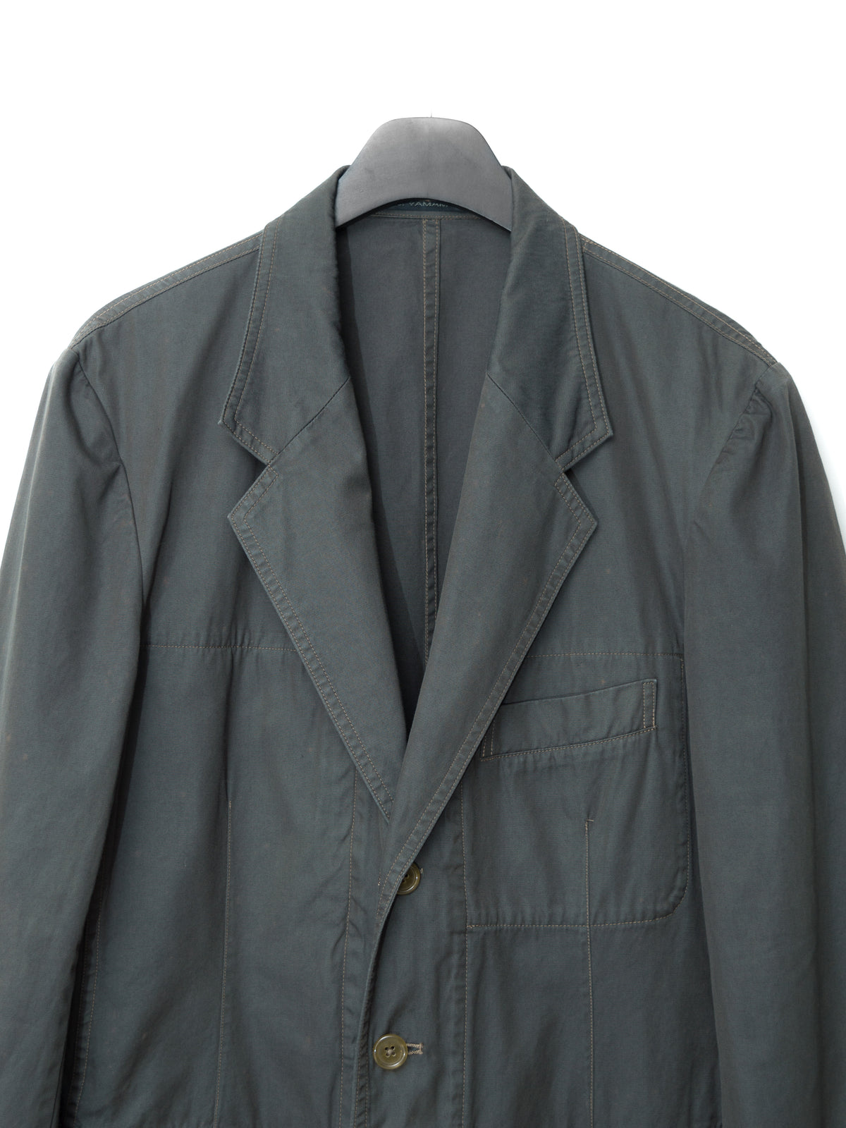 Garment Dyed Tailored Jacket Army Grey