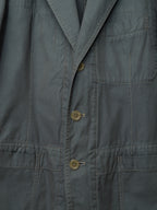 Garment Dyed Tailored Jacket Army Grey