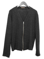 Double Zip Cardigan Dark Grey