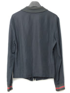 Contrast Rib Zipup Lead