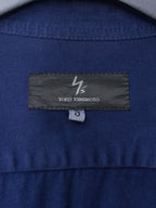 A/W 05 Garment Dyed Shop Coat Blue