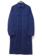 A/W 05 Garment Dyed Shop Coat Blue