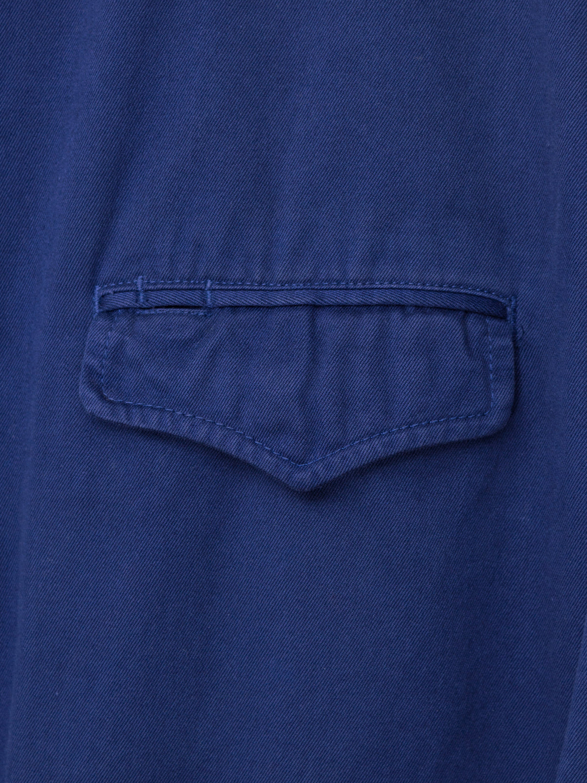 A/W 05 Garment Dyed Shop Coat Blue