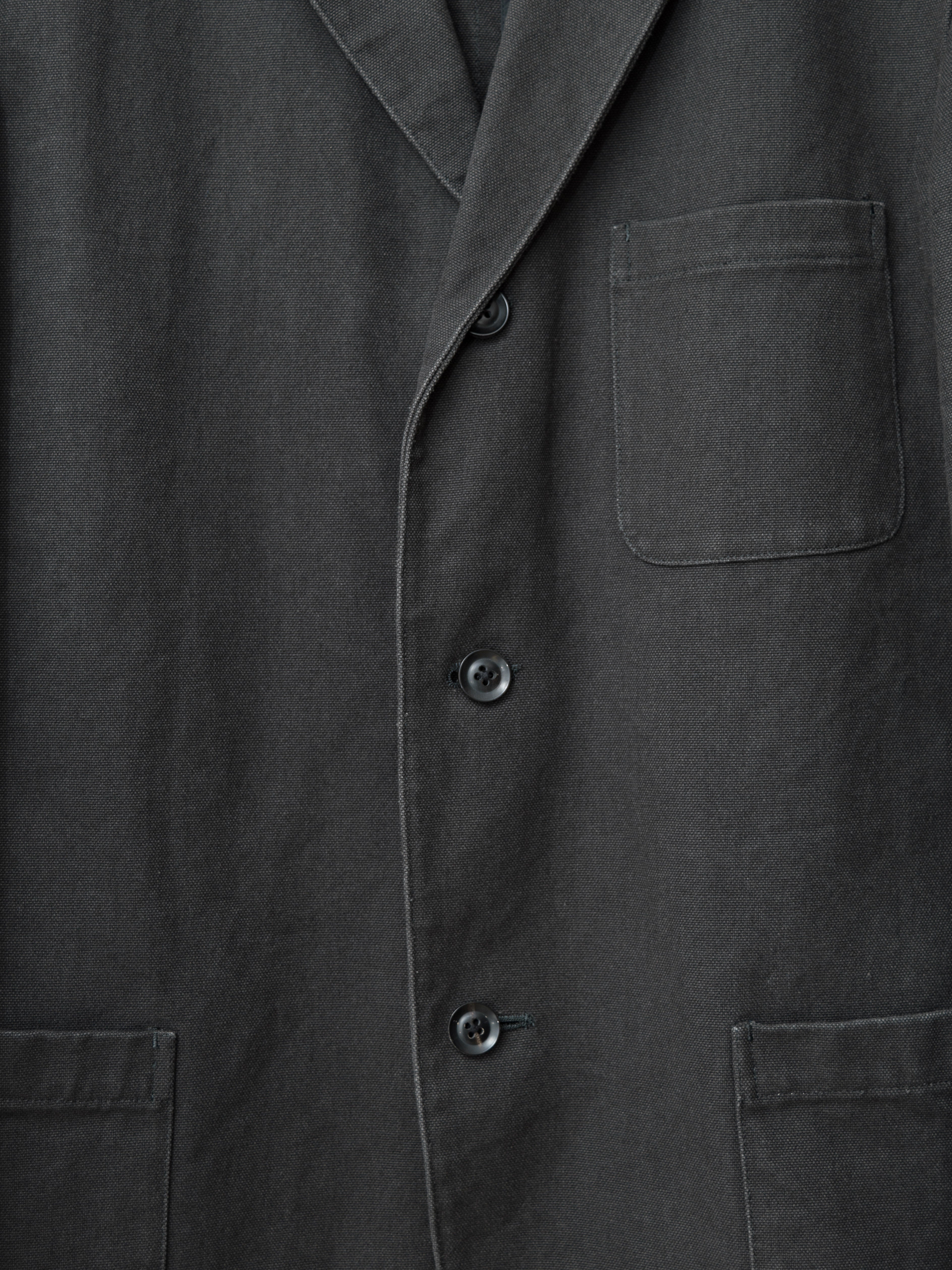 tailored jacket dark grey ∙ cotton duck ∙ medium