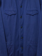A/W 05 Garment Dyed Shop Coat Blue