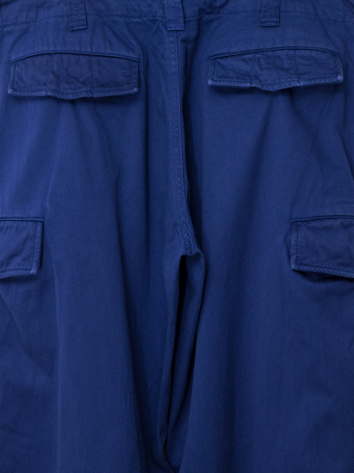 A/W 05 Garment Dyed Cargo Pants Blue