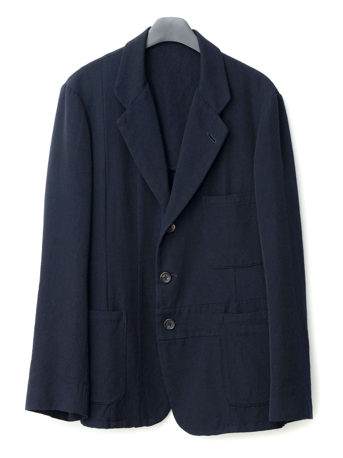 a/w 03 tailored jacket navy ∙ wool ∙ medium