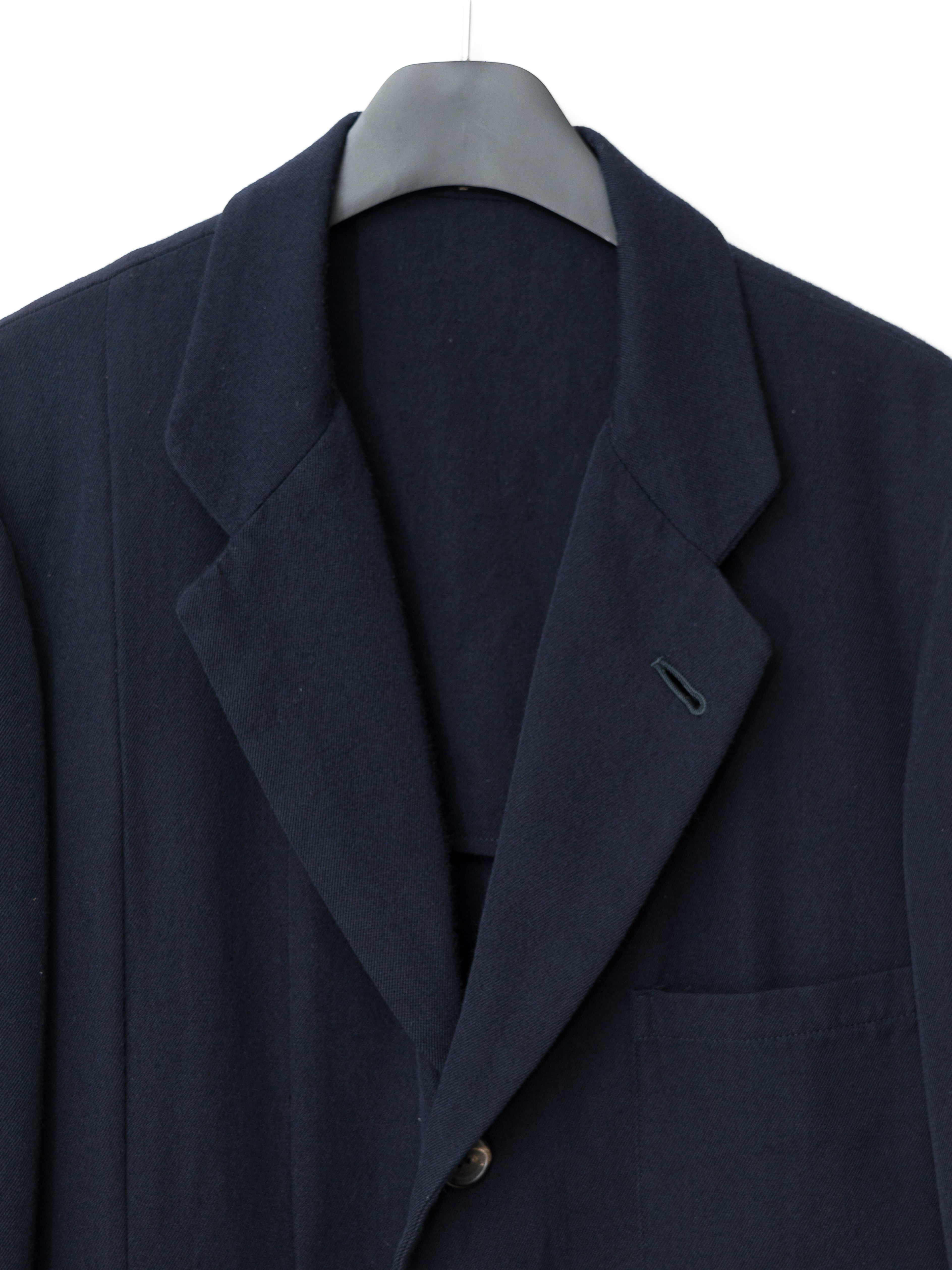 a/w 03 tailored jacket navy ∙ wool ∙ medium