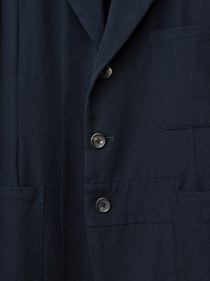 a/w 03 tailored jacket navy ∙ wool ∙ medium