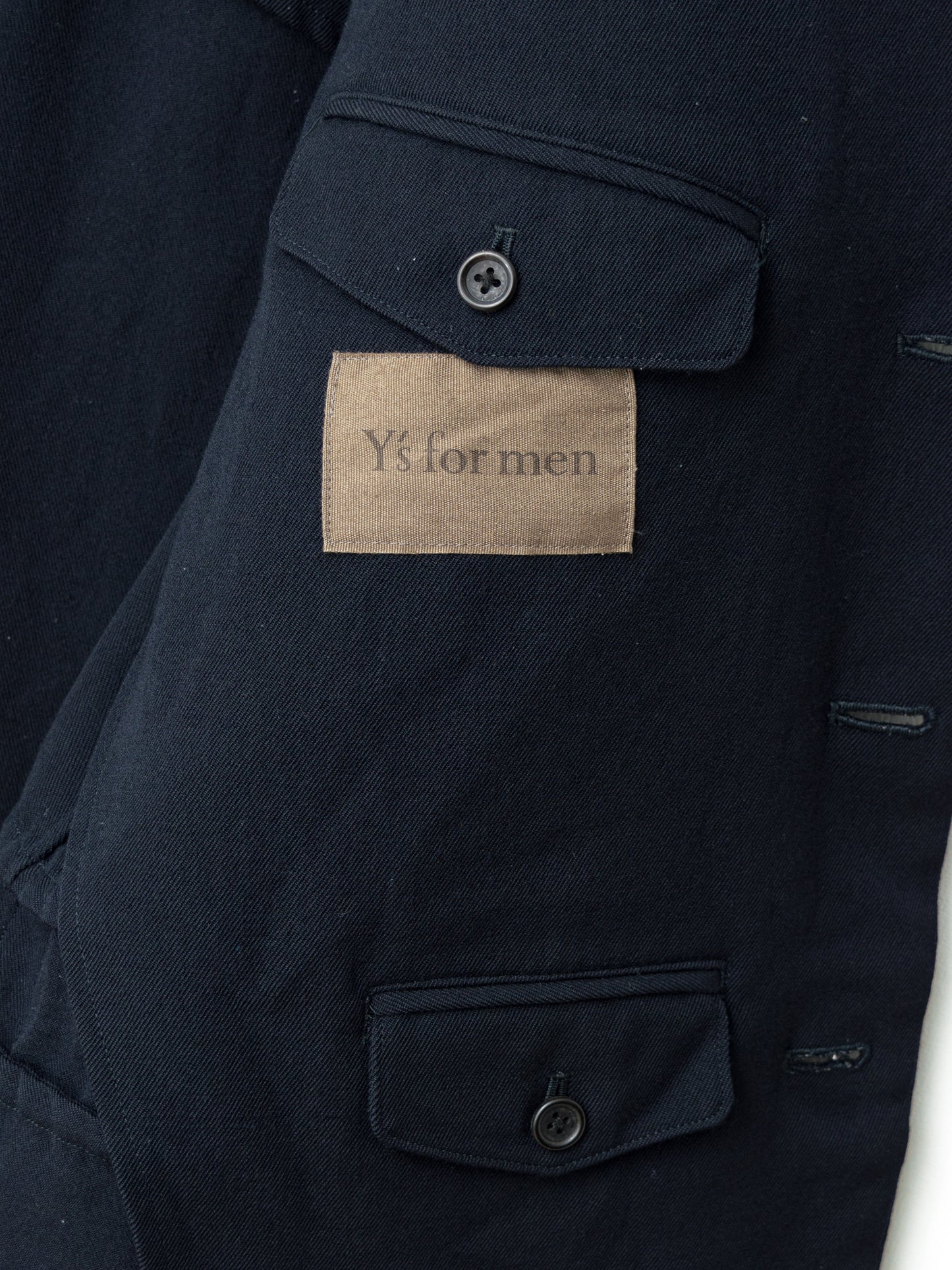 a/w 03 tailored jacket navy ∙ wool ∙ medium