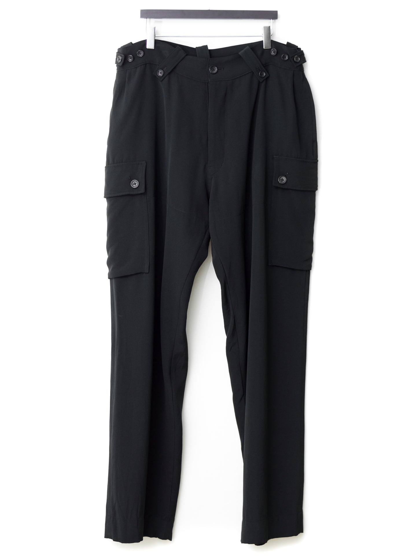 cargo pants black ∙ silk ∙ medium