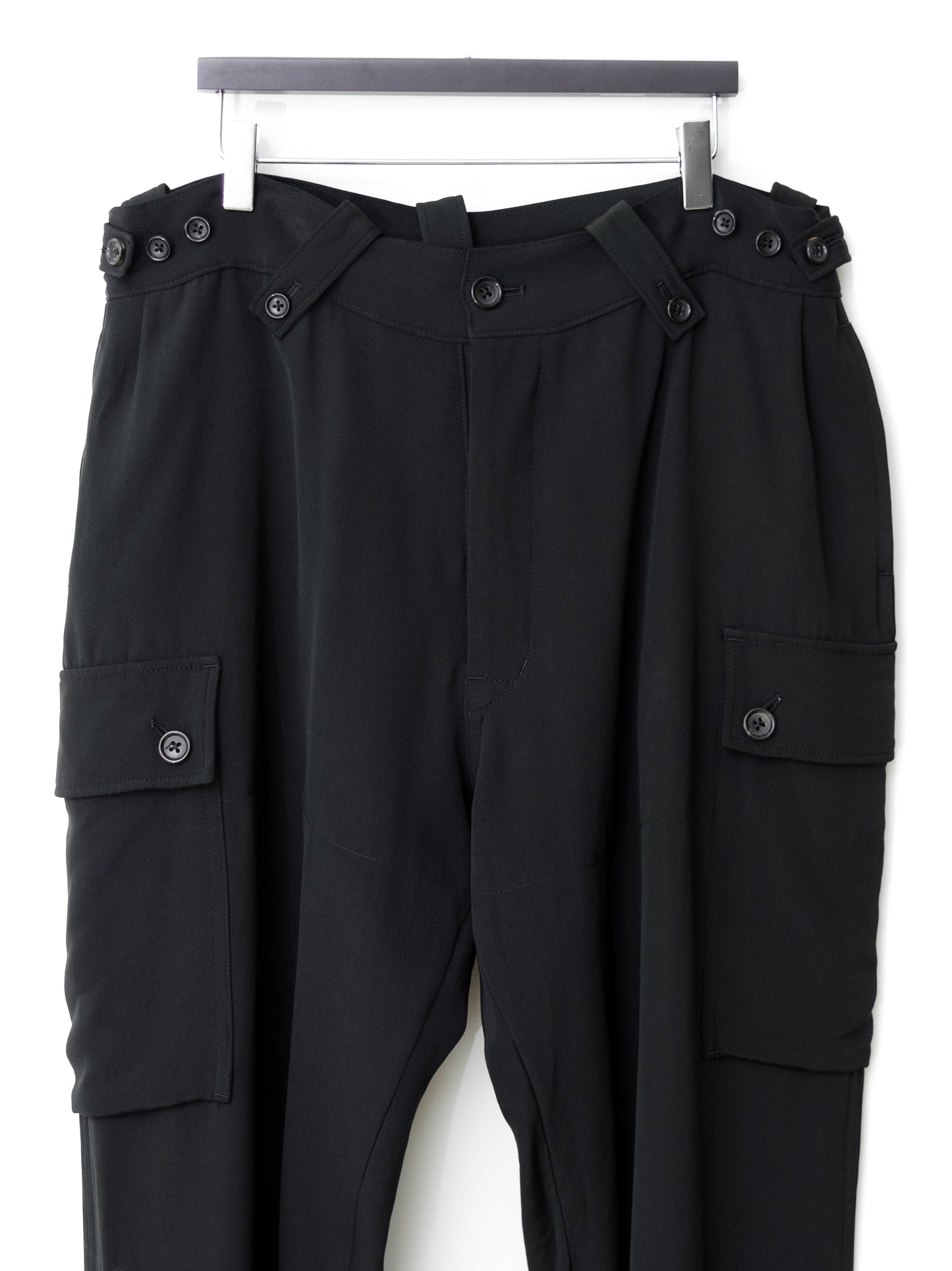 cargo pants black ∙ silk ∙ medium