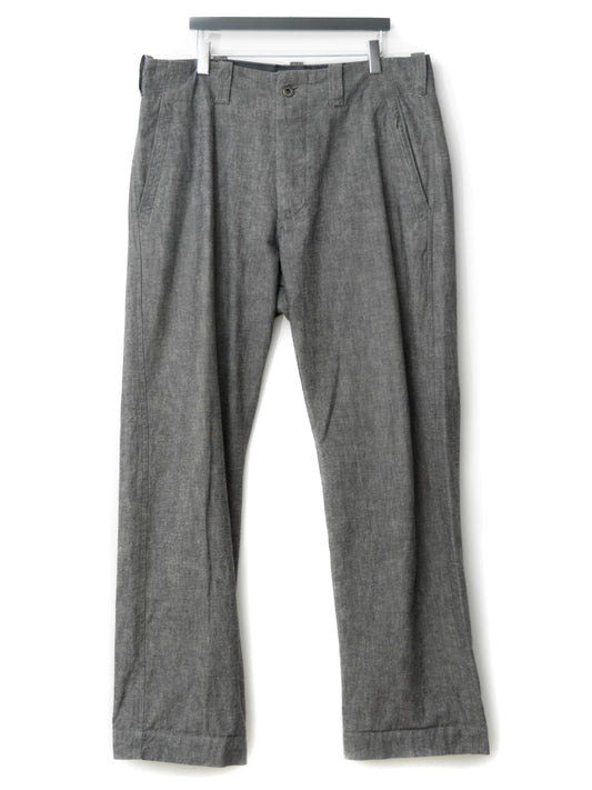 flat front pants stone ∙ cotton linen ∙ medium