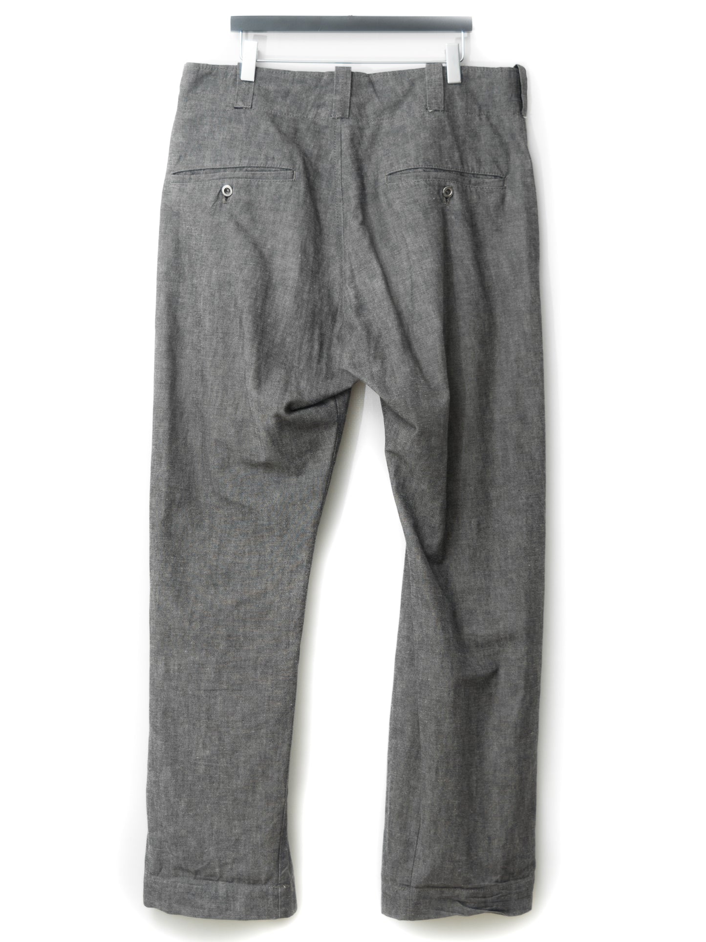 flat front pants stone ∙ cotton linen ∙ medium