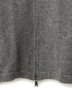 A/W 01 Double Zip Drivers Knit Greige