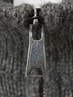A/W 01 Double Zip Drivers Knit Greige