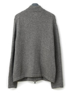 A/W 01 Double Zip Drivers Knit Greige
