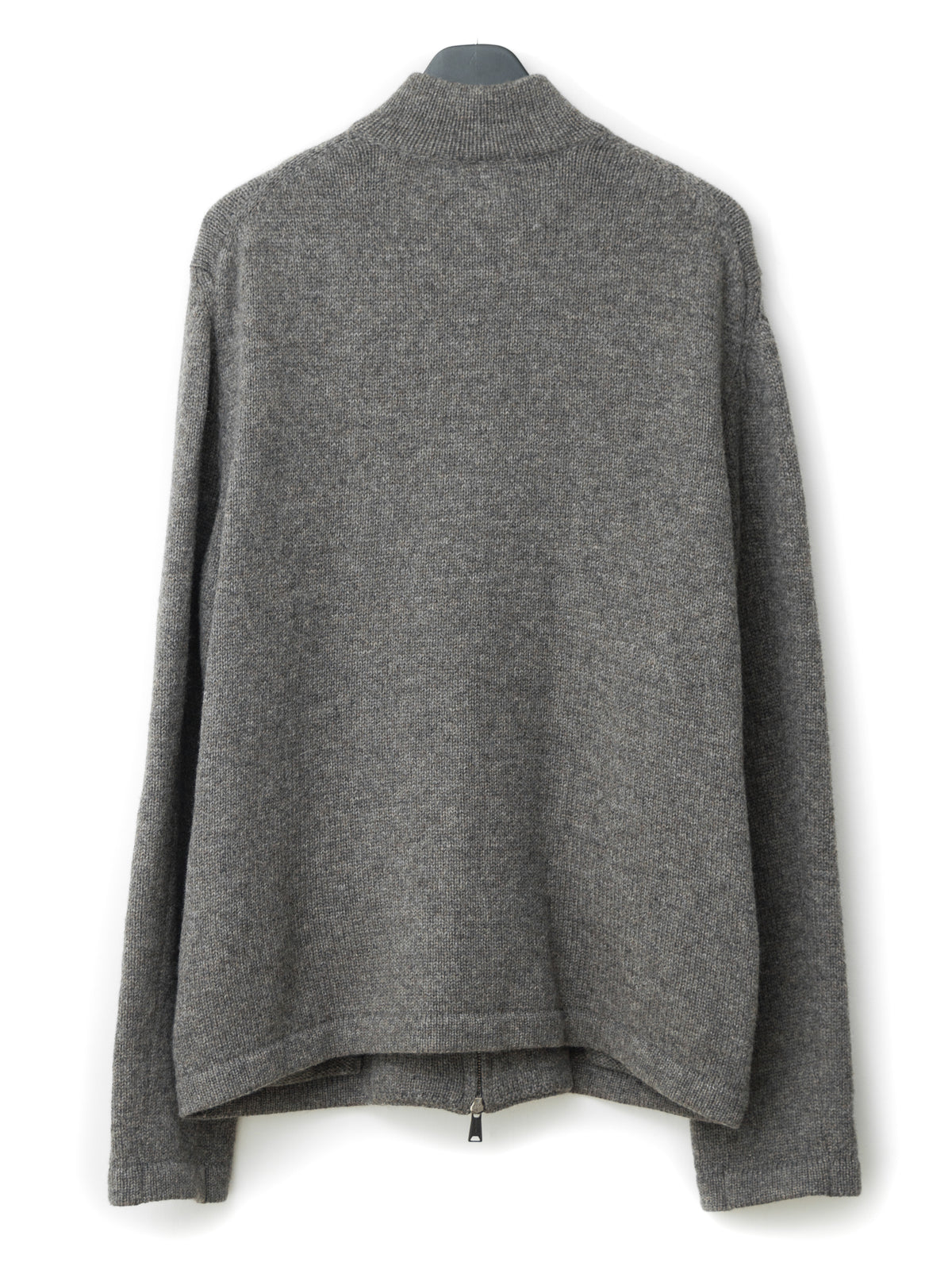 A/W 01 Double Zip Drivers Knit Greige