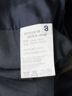 Belted Short Coat Navy