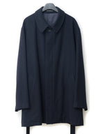 Belted Short Coat Navy