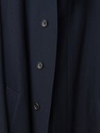 Belted Short Coat Navy