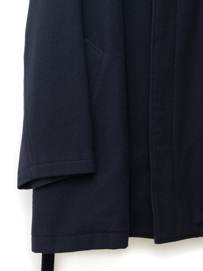 belted short coat navy ∙ melton wool nylon ∙ medium