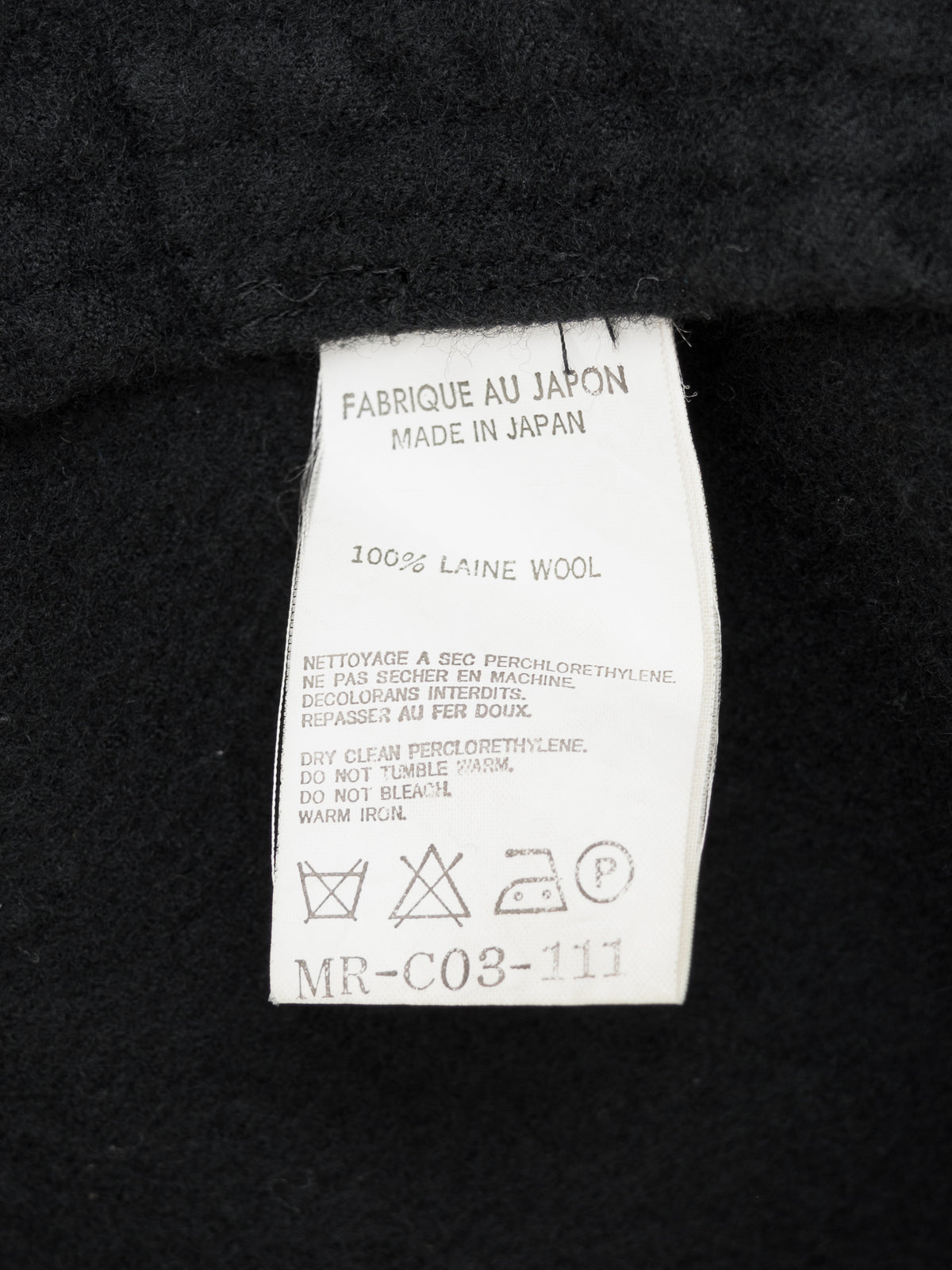 Double Breasted Military Coat Black