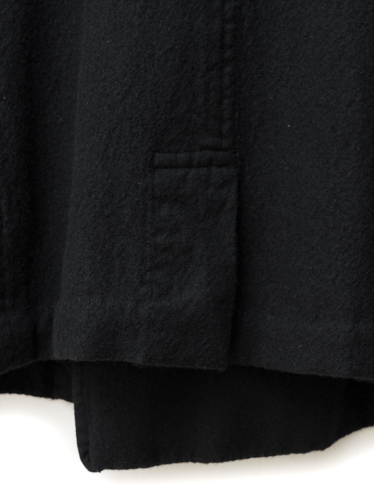 Double Breasted Military Coat Black