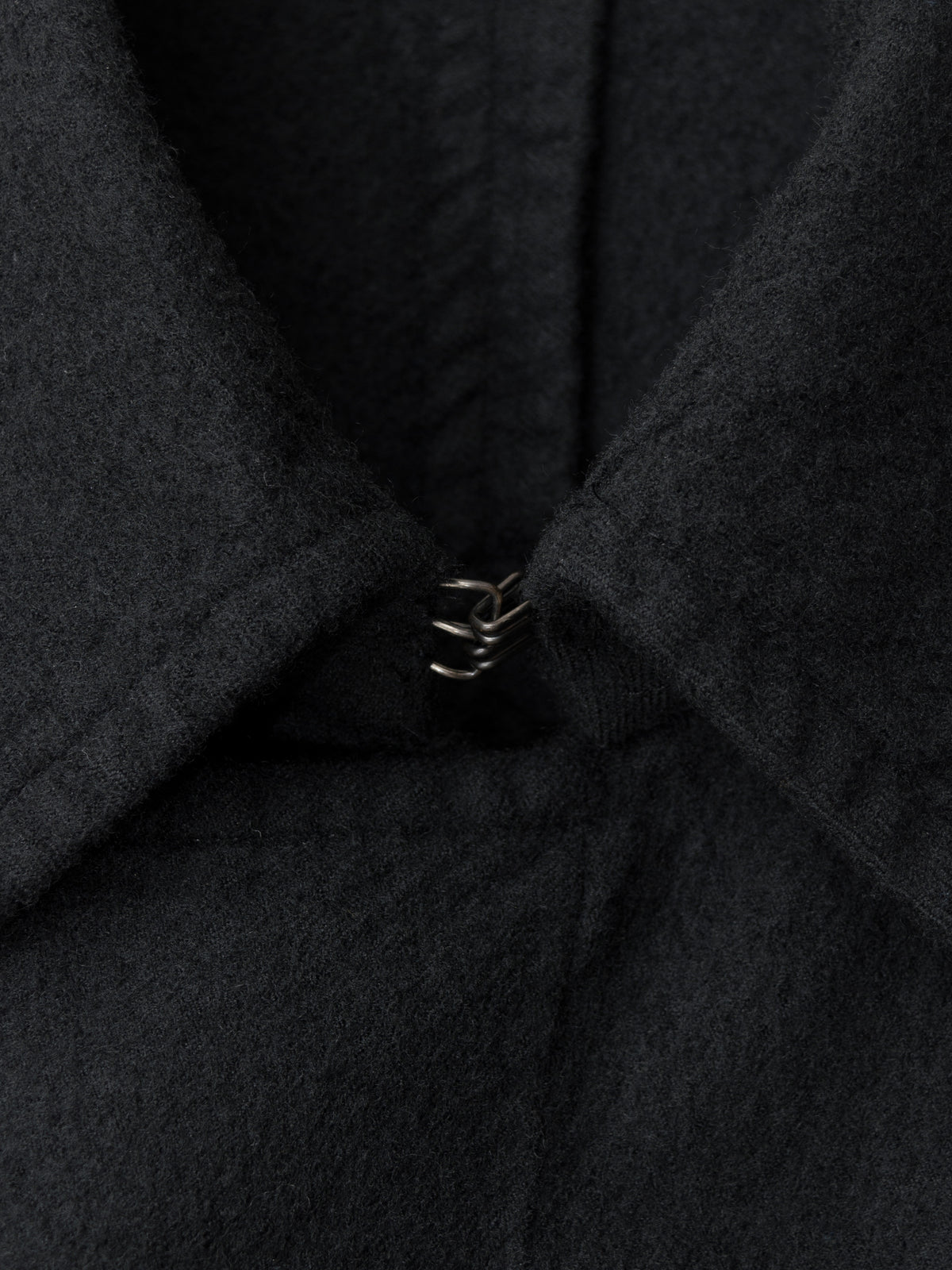 Double Breasted Military Coat Black