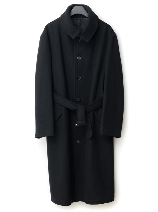 convertible collar coat ∙ melton wool nylon ∙ medium