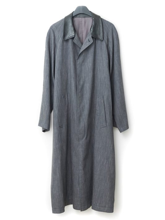 raglan mac coat stone ∙ wool poly rayon linen ∙ medium