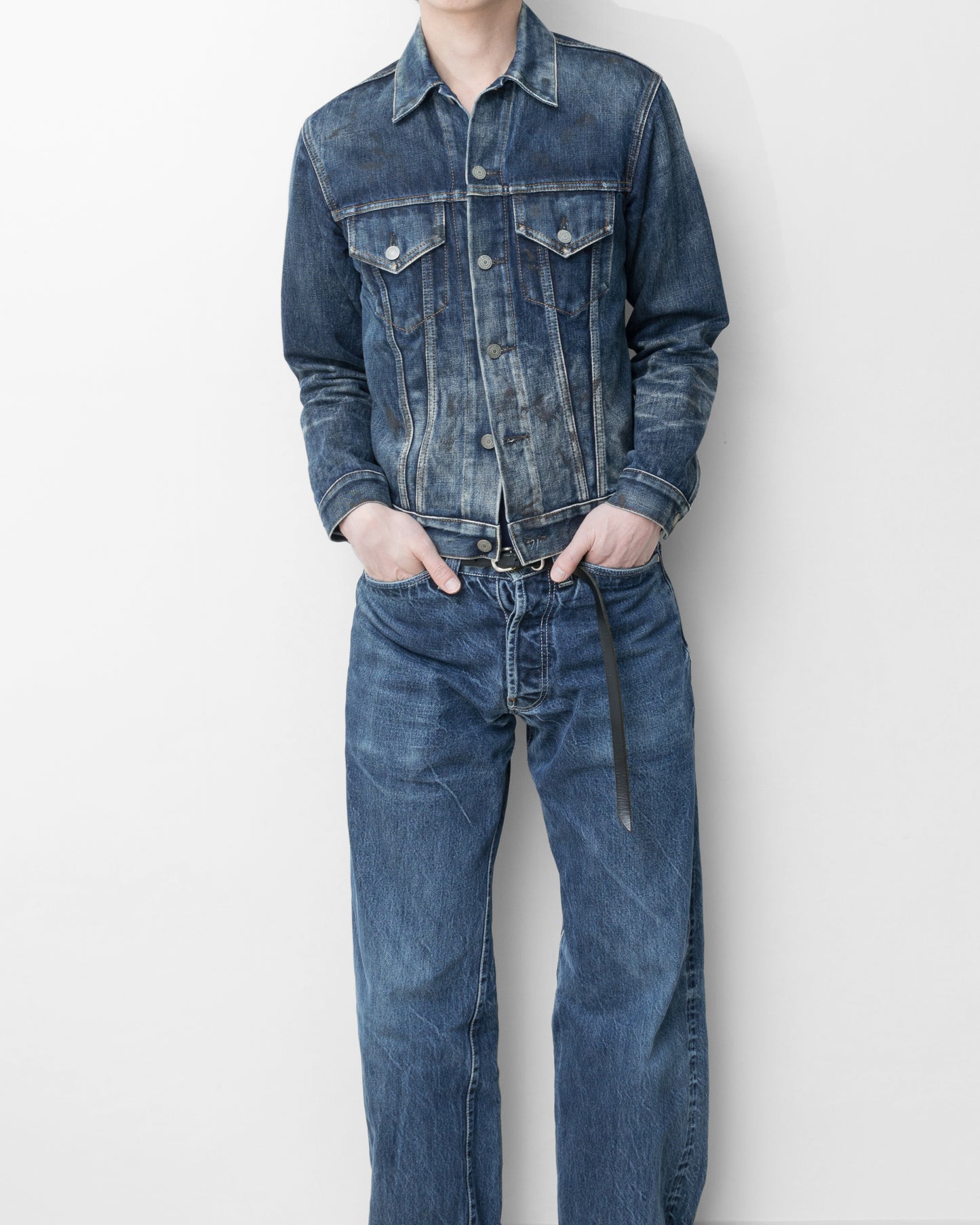 a/w 09 spotted horse type 3 jacket magic wash