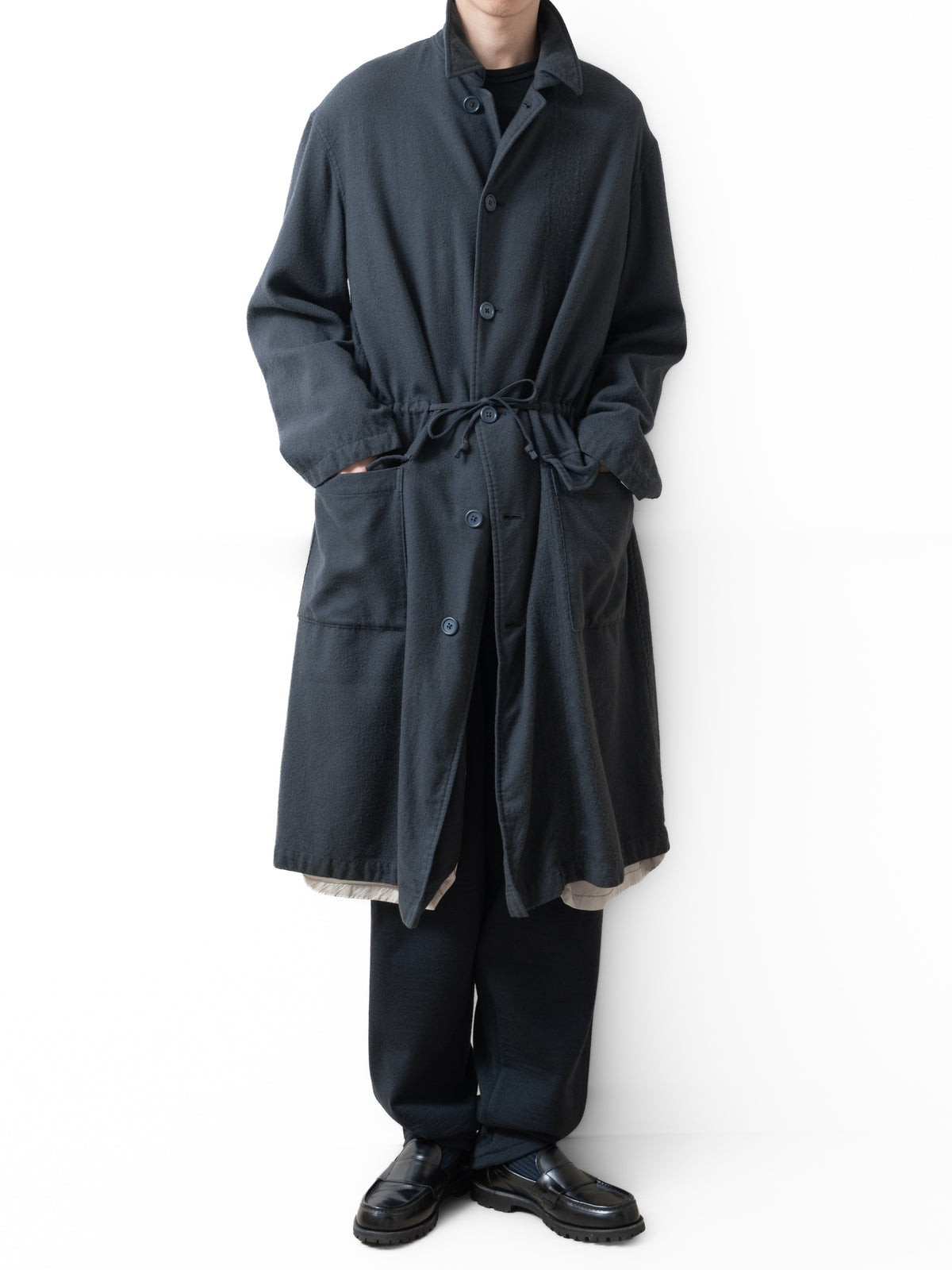 A/W 01 Garment Dyed Field Coat Slate