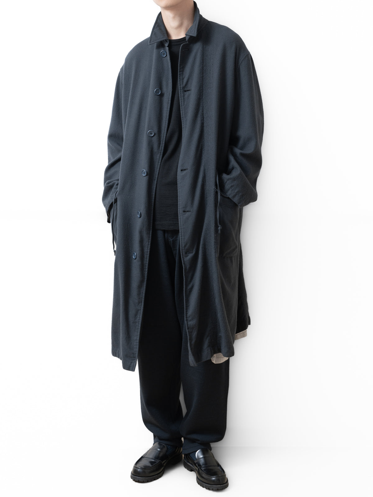 A/W 01 Garment Dyed Field Coat Slate